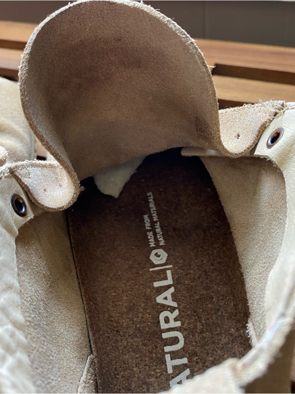 Vivobarefoot Gobi III soft honey beige suede leather barefoot desert shoe boot - Picture 9 of 9